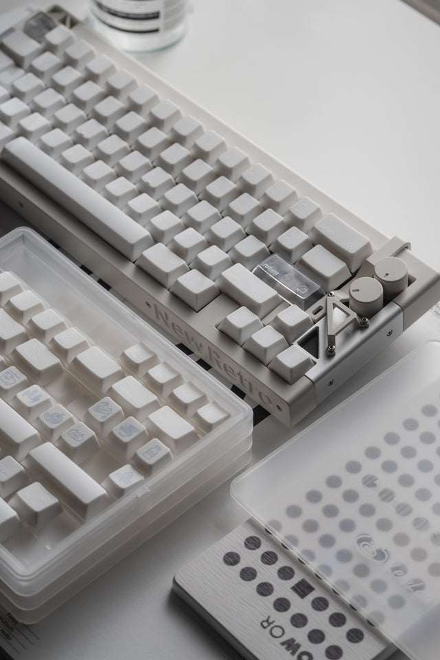 LeleLab Hokkaido White Keycap Set