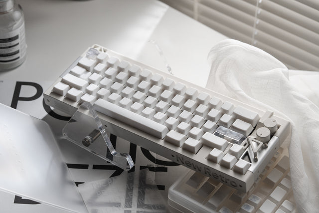 LeleLab Hokkaido White Keycap Set