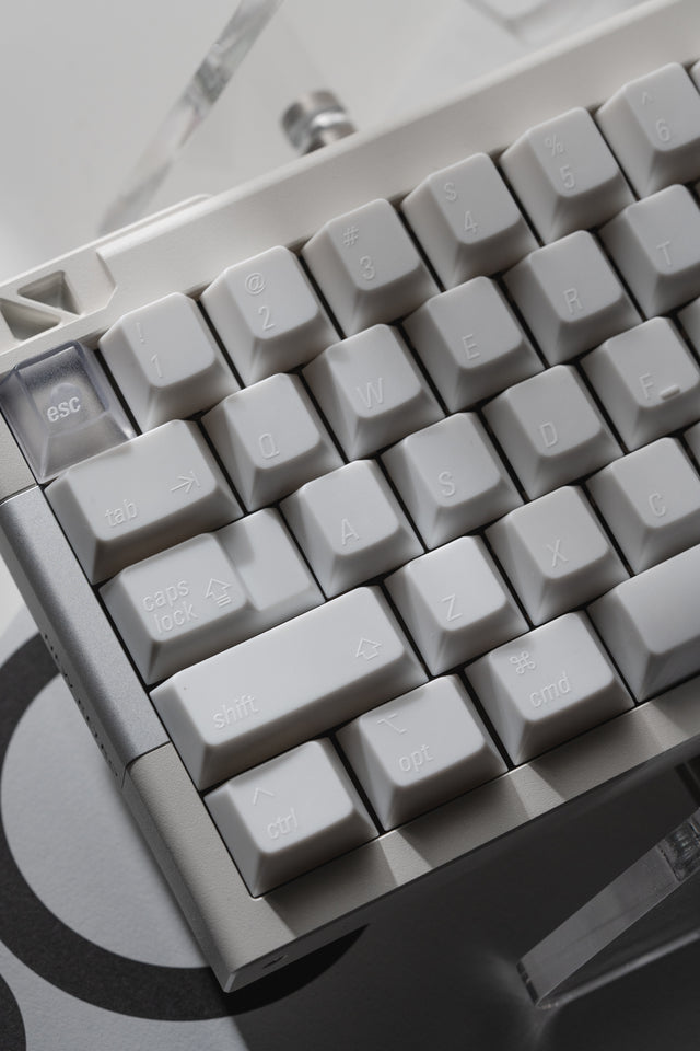 LeleLab Hokkaido White Keycap Set