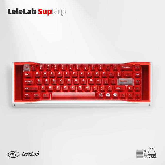 LeleLab Supsup Classic Red Keycap Set
